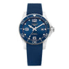 Longines Hydroconquest Ceramic Men's Rubber Watch L3.781.4.96.9 144648264 [P]