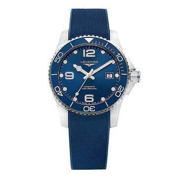 Longines Hydroconquest Ceramic Men's Rubber Watch L3.781.4.96.9 144648264 [P]