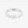 MAISON MARGIELA イングレイビング ナンバリング ロゴ 4mm シルバー リング 154994605 [P]