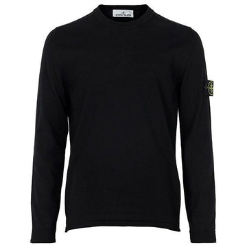 STONE ISLAND 26SS schwarze Logo-Patch Strickware 155100062 S00B9 V0029 156245137 [P]