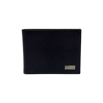 SALVATORE FERRAGAMO Herrenbörse aus schwarzem Leder 0351326 157898507
