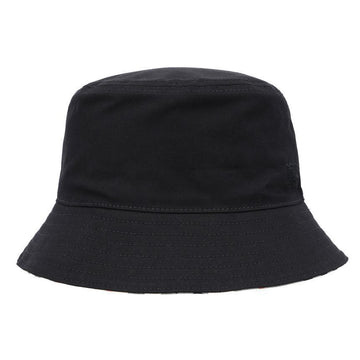 BURBERRY 馬の彫像 EKDロゴ チェック reversible バケットハット 156331080 [P]