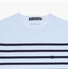 Acne Studios CL0306 PALE BLUE Face Logo Patch Stripe Unisex Long Sleeve T-shirt 144730480 [P]