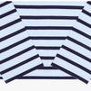 Acne Studios CL0306 PALE BLUE Face Logo Patch Stripe Unisex Long Sleeve T-shirt 144730480 [P]