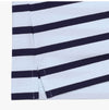 Acne Studios CL0306 PALE BLUE Face Logo Patch Stripe Unisex Long Sleeve T-shirt 144730480 [P]