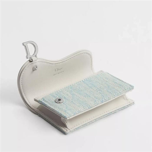 Dior Saddle Bloom Card Wallet 157909414 [P]