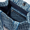 DIOR スパンジーエフェクトブックトートバッグミディアムM1461PDSE_M64I 157909440 [P]