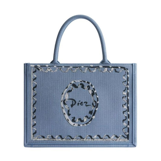 DIOR Riviera Book Tote Strap Tasche Medium M1354PETU_M57G 157909452 [P]