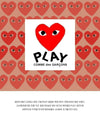 Comme Des Garcons Short Sleeve Polo Red Heart Patch 149502199 [P]