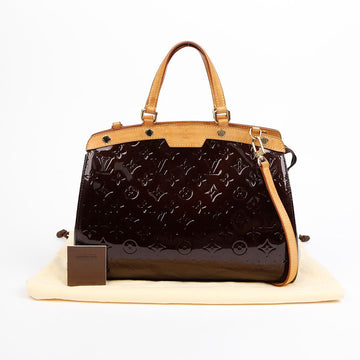 LOUIS VUITTON Brea MM Monogram Leder Tote Bag Amaranth 157797307 [P]