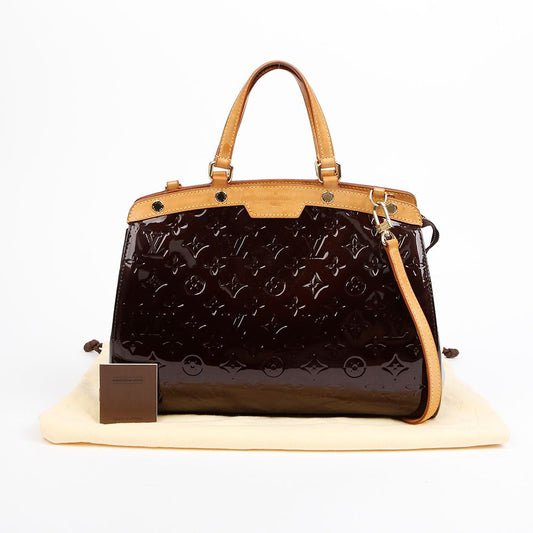 LOUIS VUITTON Brea MM Monogram Leder Tote Bag Amaranth 157797307 [P]