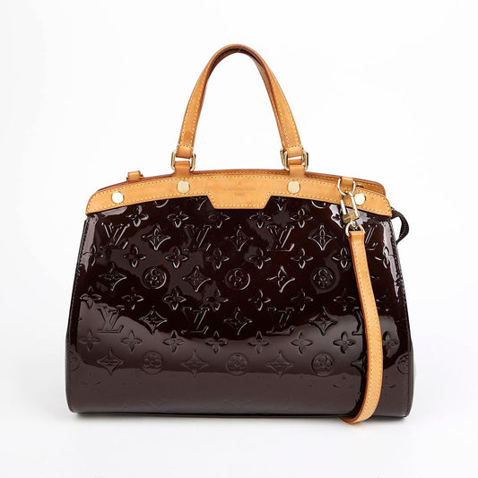 LOUIS VUITTON Brea MM Monogram Leder Tote Bag Amaranth 157797307 [P]
