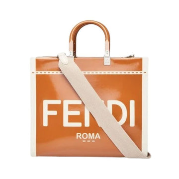 FENDI ミディアム パテント レザー ショッパー バッグ 8BH386 ANT7 F1LG2 157910603 [P]