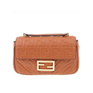 FENDI Baguette Chain Midi Nappa Leder Tasche 8BR793 AH9C F1C0G 157910606 [P]