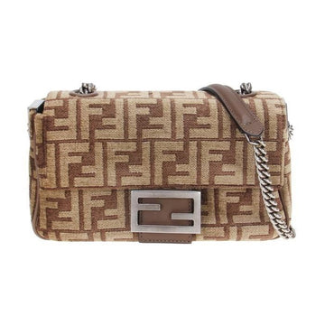 Fendi Baguette Chain Midi Fabric Bag 8BR793 ALG7 F1HZS 157910609 [P]