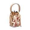 FENDI Montrezzo FF Jacquard Samt Mini Bag 157910635 [P]