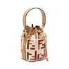 FENDI Montrezzo FF Jacquard Samt Mini Bag 157910635 [P]