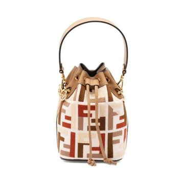 Fendi Montrezzo FF Jacquard Velvet Mini Bag 157910635 [P]