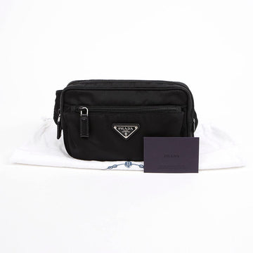 PRADA ナイロンロゴベルトバッグ ブラック 157888495 [P]