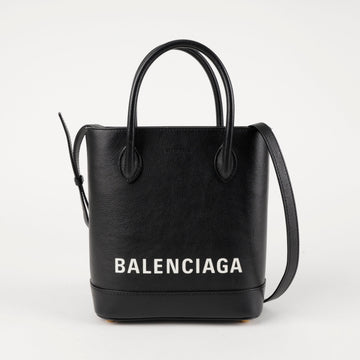 BALENCIAGA Kleine Tote aus Leder Schwarz 157298674 [P]