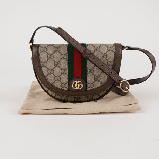 Gucci Ophidia Mini GG Shoulder Bag Brown 157848920 [P]