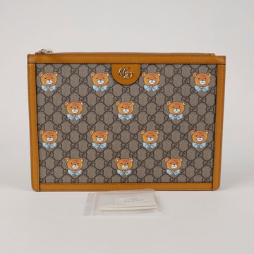 GUCCI GG Supreme Portfolio Clutch 157862212 [P]