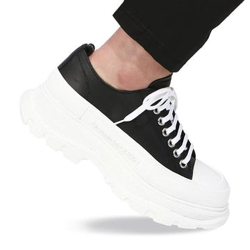 ALEXANDER MCQUEEN [Scratch] 627225 WHZ62 1071 Logo Tread Slick Sneakers 157911094 [P]