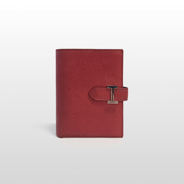HERMES コンパクトHバックル財布 レッド (Y) 157911222 [P]