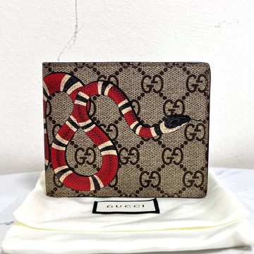Gucci Snake GG Supreme Wallet (451268) 157911277 [P]