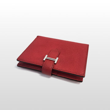 HERMES ベアン アプソン Hバックル コンパクト 財布 (Y) 157911405 [P]
