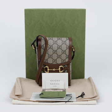 GUCCI Horsbit 1955 Mini Crossbody 157594280 [P]