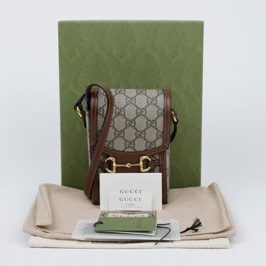 GUCCI Horsbit 1955 Mini Crossbody 157594280 [P]