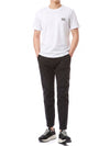 Dolce & Gabbana Logo Plaque Patch Round T-Shirt (White) 157912149 [P]