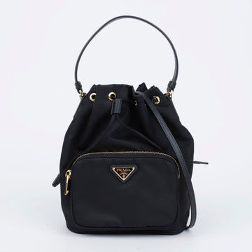 PRADA ウィメンズ デュエット リナイロン バケットバッグ ブラック 157639407 [P]