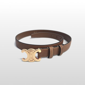 CELINE Trionphe Mittel Klassischer Gürtel Braun 45AK93A78 157912831 [P]