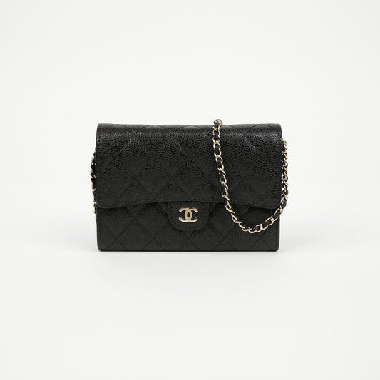 CHANEL キャビア クラシック ミニ WOC ショルダー クロスバッグ 157549437 [P]