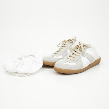 MAISON MARGIELA Damen Replica Cut Out Leder Weiße Mule Sneakers 157549449 [P]