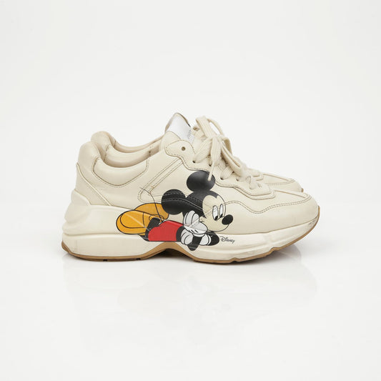 GUCCI ミッキーマウス レザー レディース スニーカー 157867884 [P]
