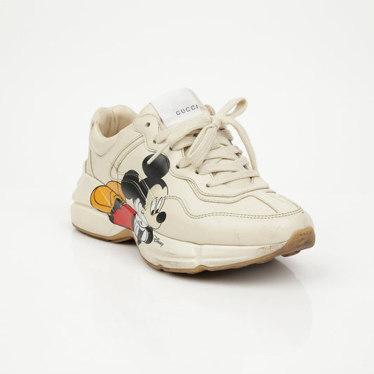 GUCCI ミッキーマウス レザー レディース スニーカー 157867884 [P]