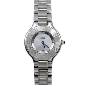CARTIER Must 21 Quarz Stahl 28mm 157929385 [P]