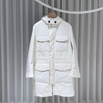 Loro Piana Traveler Coat Jacket Ivory 157935930 [P]