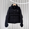 PRADA Schwarze Padded Jacke aus Cord mit Dreieckslogo (S+ Stufe/XXL) 157936277 [P]