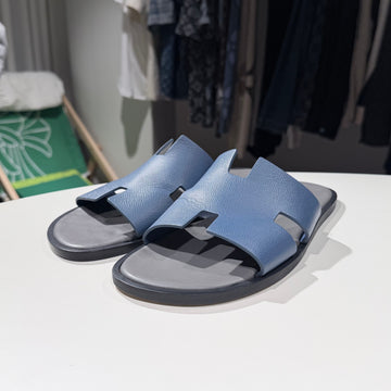 HERMES Izmir Sandalen Slipper in Appsong Blau (A-Qualität) Größe 43 157936331 [P]
