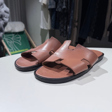 Hermes Istanbul Sandal Slipper Brown (41) 157936382 [P]