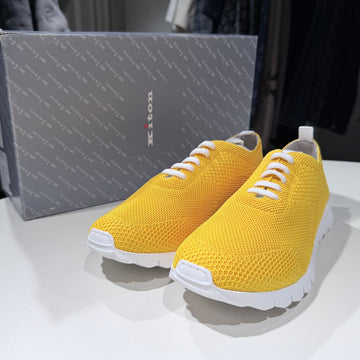 Kiton Cotton Mesh Sneakers Yellow 157936751 [P]