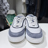 STEFANO RICCI Metalllogo Leder Wildledersneaker Weiß 157936858 [P]