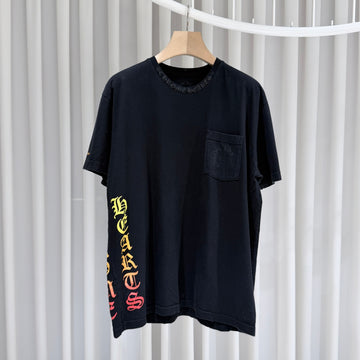 CHROME HEARTS ホースシューグラデーションホースシュー半袖Tシャツ ブラック 157937678 [P]