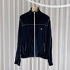 CELINE トリオペ ベルベット ジャケット ネイビー 157937738 [P]