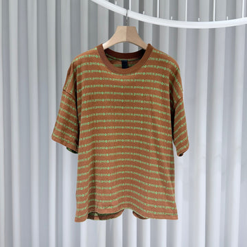 Chrome Hearts Matty Boy Stripe T-shirt Brown 157937775 [P]
