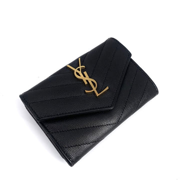 SAINT LAURENT Kartenetui mit Goldverzierung 414404 157946774 [P]